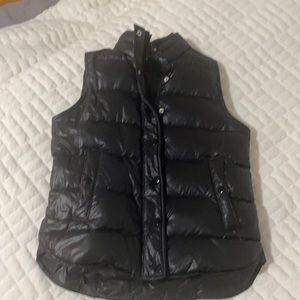 Black JCrew Puffer Vest
